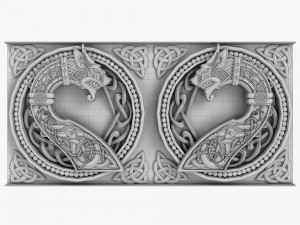 celtic ornament 07 3D Модель