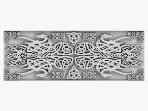 celtic ornament 08 3D Model
