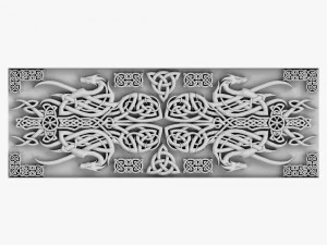 celtic ornament 08 3D Model
