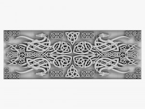 celtic ornament 08 Modelo 3D