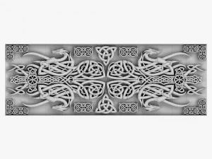 celtic ornament 08 3D Model