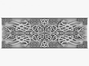 celtic ornament 08 3D Model