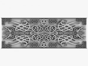 celtic ornament 08 3D Model