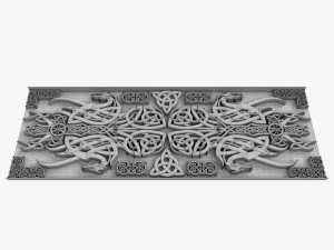 celtic ornament 08 3D Model