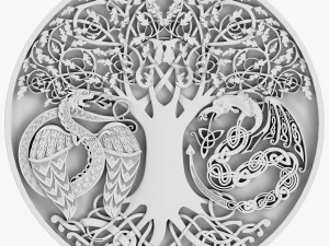 celtic ornament 09 3D Model