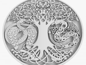 celtic ornament 09 3D Model