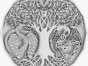 celtic ornament 09 3D Model