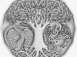celtic ornament 09 3D 모델