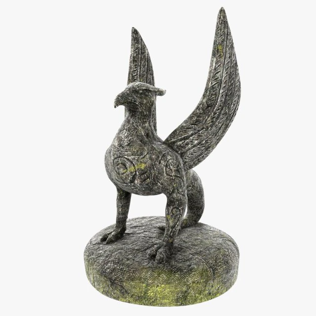 celtic idol 02 3D Model .c4d .max .obj .3ds .fbx .stl .blend 
