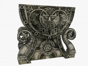 ケルトの祭壇 3Dモデル