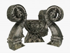 celtic altar 3D Model