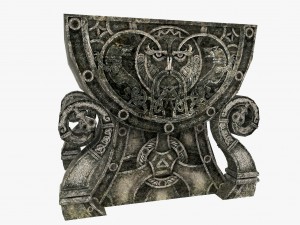 celtic altar 3D Model