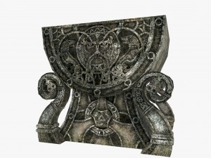 celtic altar 3D Model