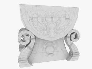 celtic altar 3D Model