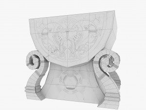 celtic altar 3D Model