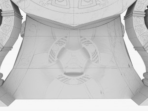 celtic altar 3D Model