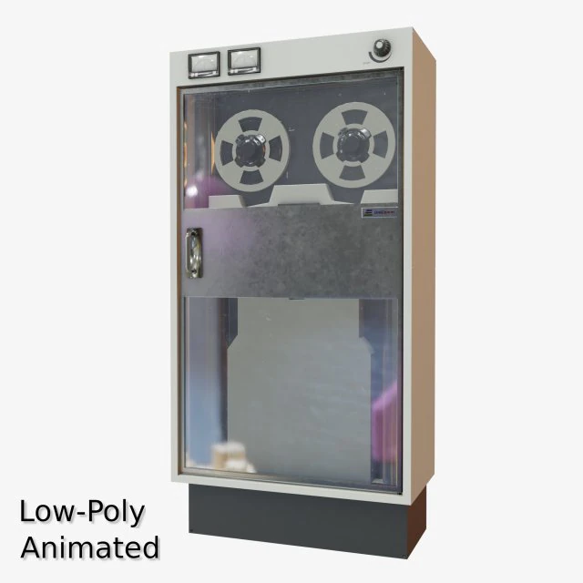 retro computer 03 3D Model .c4d .max .obj .3ds .fbx .stl .blend 