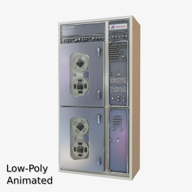 retro computer 04 3D 모델 .c4d .max .obj .3ds .fbx .stl .blend 