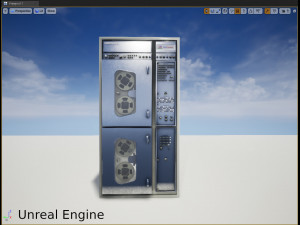 retro computer 04 3D 모델