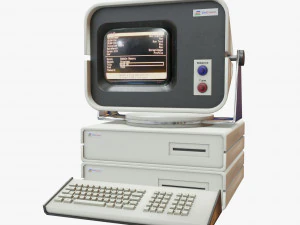 retro computer 08 3D Model