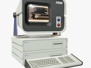 retro computer 08 3D Model