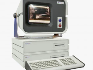 retro computer 08 3D Model