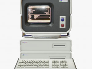retro computer 08 3D Model