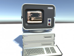retro computer 08 3D Model