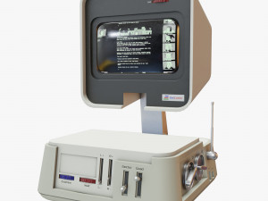 retro computer 10 Modelo 3D