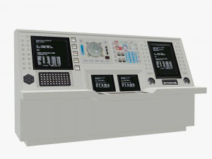 retro computer 16 3D Model