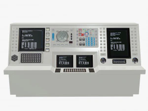 retro computer 16 3D Model