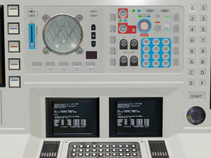 retro computer 16 3D Model