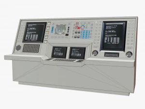 retro computer 16 3D Model