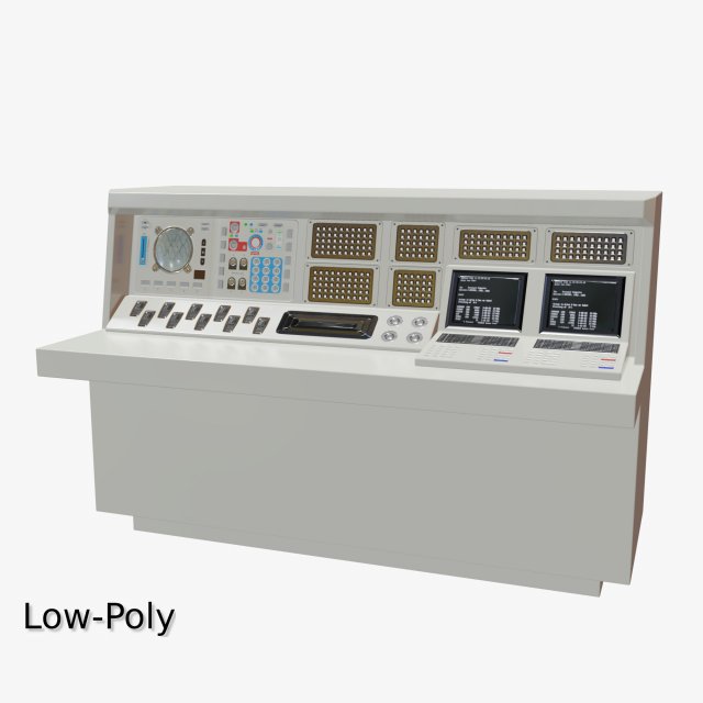 retro computer 17 3D 模型 .c4d .max .obj .3ds .fbx .stl .blend 