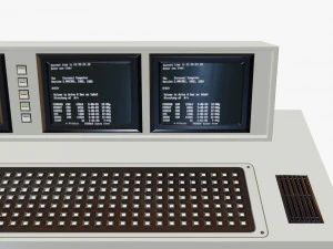 retro computer 18 3D Model