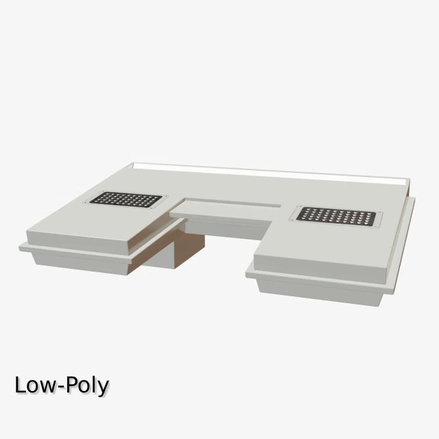 retro computer 19 3D Model .c4d .max .obj .3ds .fbx .stl .blend 