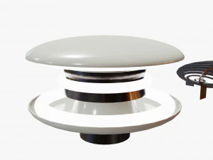 retro futuristic lights pack 3D Model