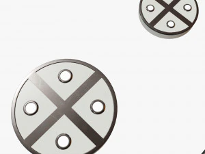 retro futuristic lights pack 3D Model