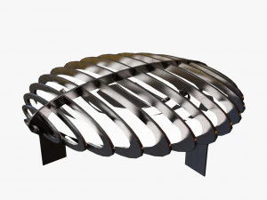 retro futuristic lights pack 3D Model