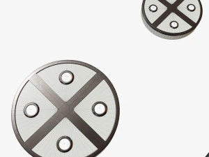 retro futuristic lights pack 3D Model
