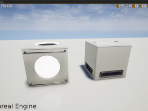 sci fi crates 3Dモデル