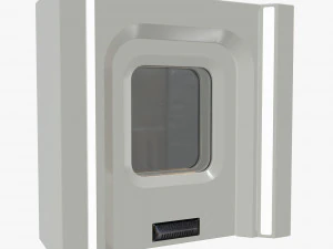 sci fi door 01 3D Model