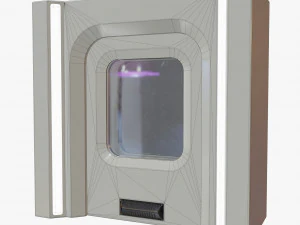 sci fi door 01 3D Model