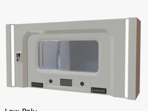 porta de ficção científica 02 Modelo 3D