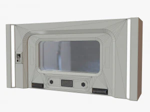 sci fi door 02 3D Model