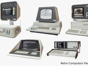 retro computers pack 02 3D Model