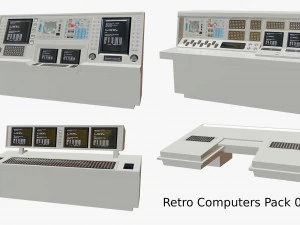 retro computers pack 04 3D Model