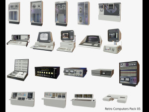 retro computers pack 05 3D Model