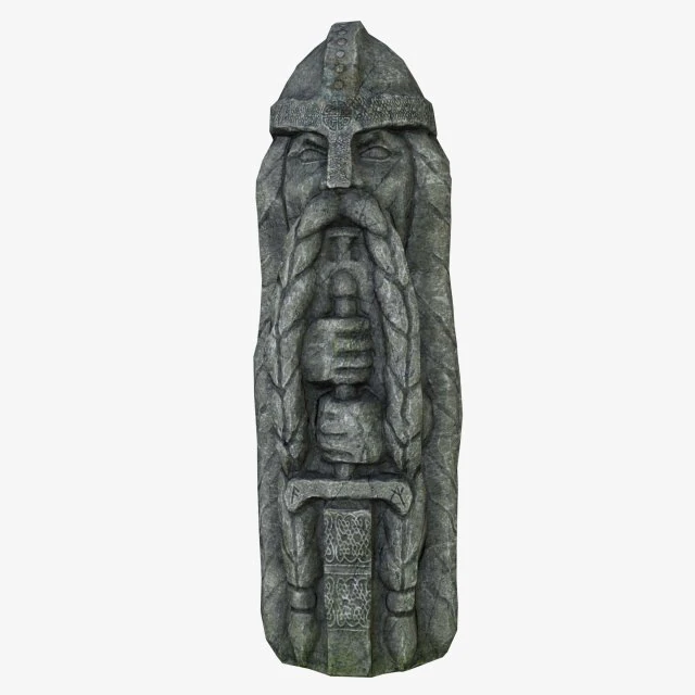 celtic idol 05 3D Model .c4d .max .obj .3ds .fbx .stl .blend 