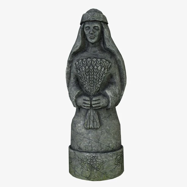 celtic idol 06 3D Model .c4d .max .obj .3ds .fbx .stl .blend 